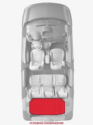 ЭВА коврики «Queen Lux» багажник для BMW ActiveHybrid 7